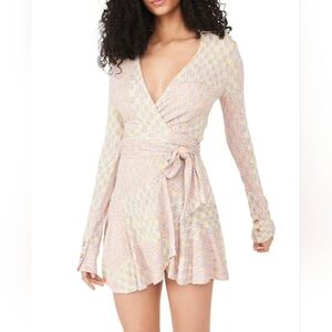 Free people Wrap Dress.Retails$128